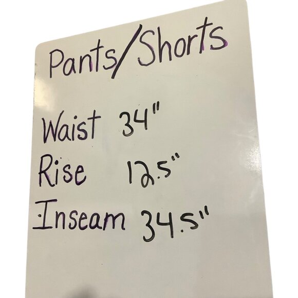 Vtg Kenneth Cole Mens Black Stretch Pants 34x34 Polyester Blend Slim Fit - Picture 6 of 7